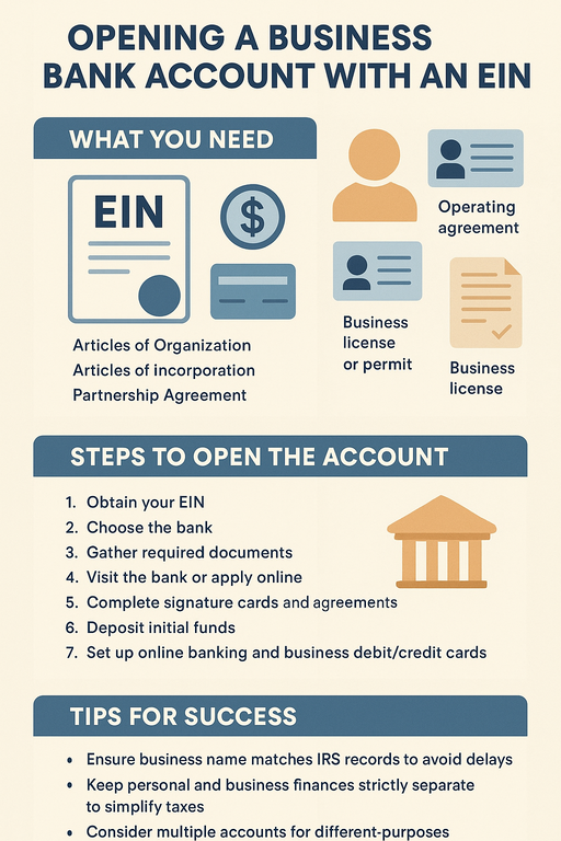 bank account with an EIN