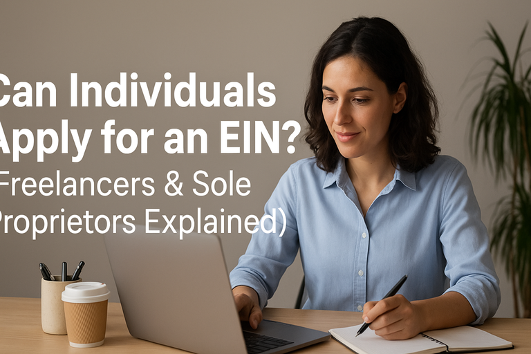 Individuals Apply for an EIN