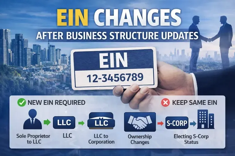 EIN Changes After Business Structure Updates