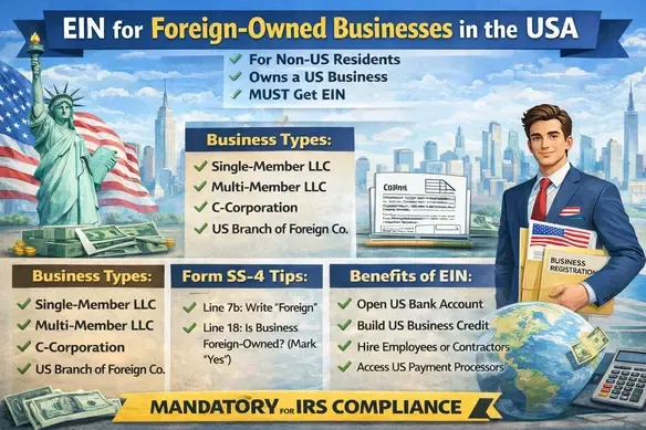 EIN for Foreign-Owned Businesses in the USA