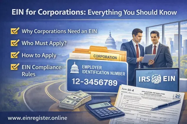 EIN for Corporations-Important Notes